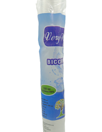 BICCHIERI TRASPARENTI 100CC PZ 100