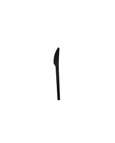 COLTELLO IN CPLA 17 CM NERO ELEGANCE 50 PZ