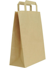 BUSTE IN CARTA AVANA 32+17X45 MANICO PIATTO PZ 25