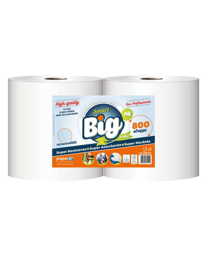 BOBINE DI CARTA PC SMART BIG 2V KG 2,5