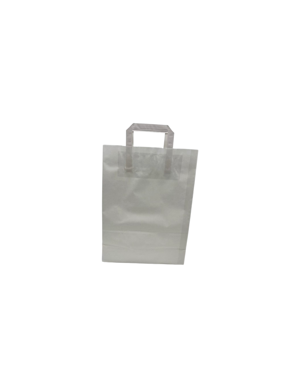 BUSTE IN CARTA BIANCA 27+12X37 MANICO PIATTO PZ 25