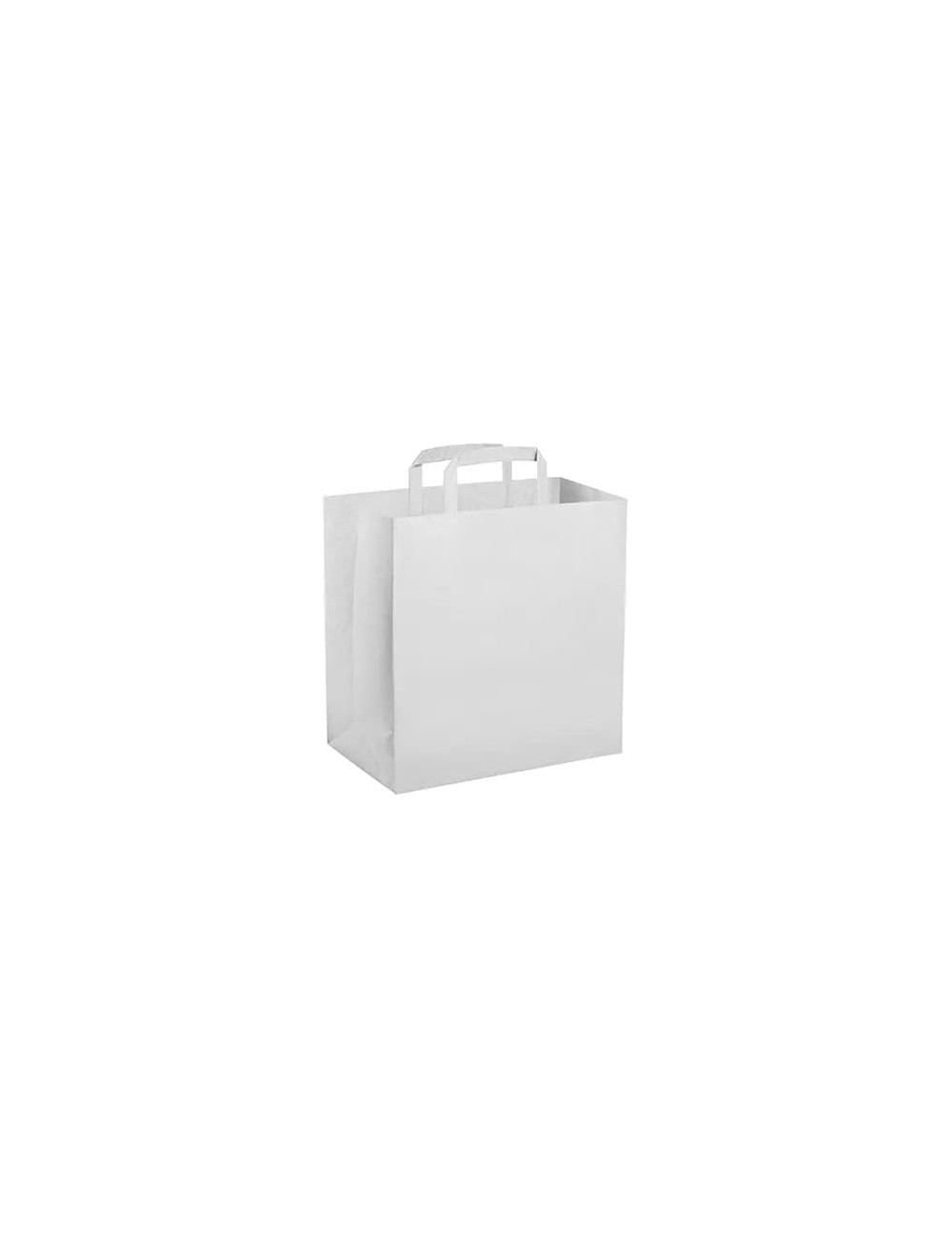 BUSTE IN CARTA BIANCA 32+17X45 MANICO PIATTO PZ 25