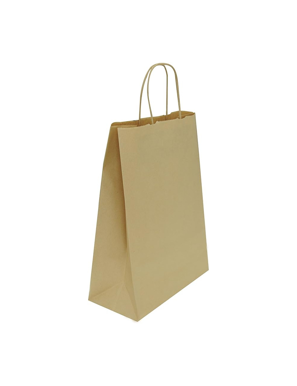 BUSTE IN CARTA AVANA 32+13X41 MANICO RITORTO PZ 25
