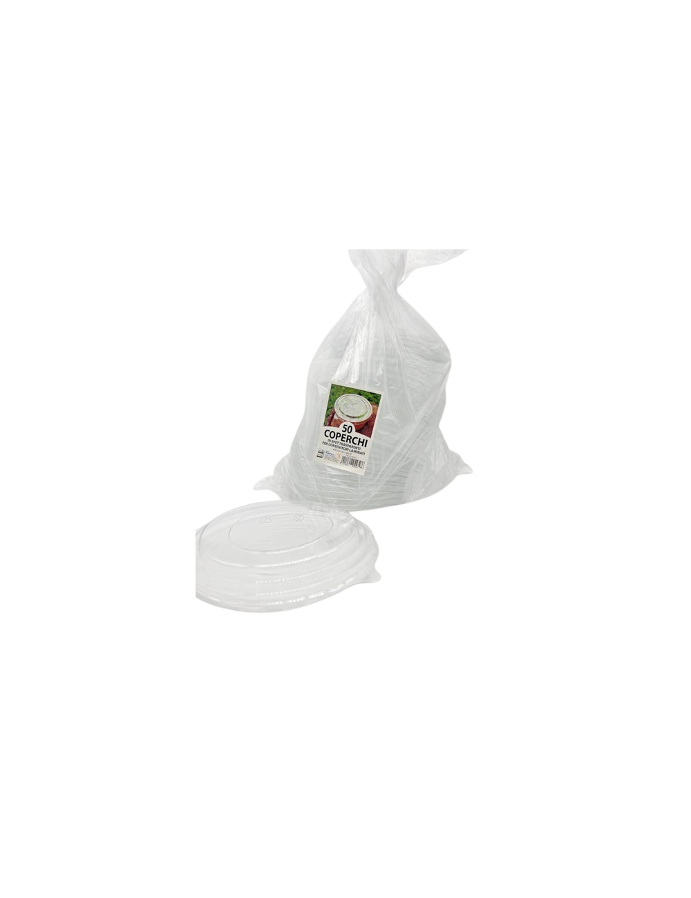 COPERCHIO IN PET X INSALATIERA 500ML PZ50