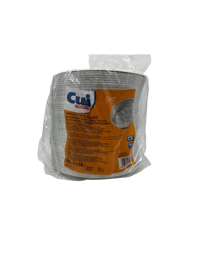 VASCHETTE ALLUMINIO TONDE DIAM. 25 (502) PZ 100