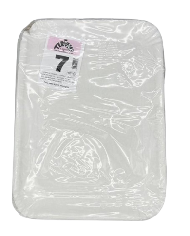 VASSOI CARTONE PATINATI BIANCO N 7 KG 10