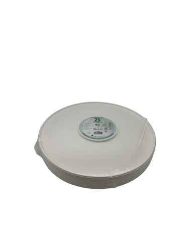 PIATTO PIZZA IN POLPA DI CELLULOSA 33 CM 25 PZ