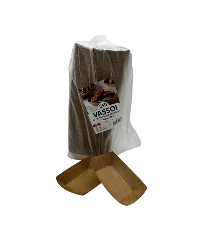 VASSOIO IN CART. ANTIGRASSO 14X10X3,5H PZ 250