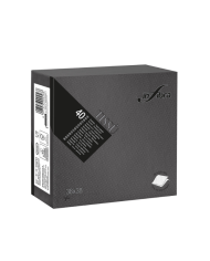TOVAGLIOLI TIPO TISSÙ 38X38 NERO 40 PZ 36CF