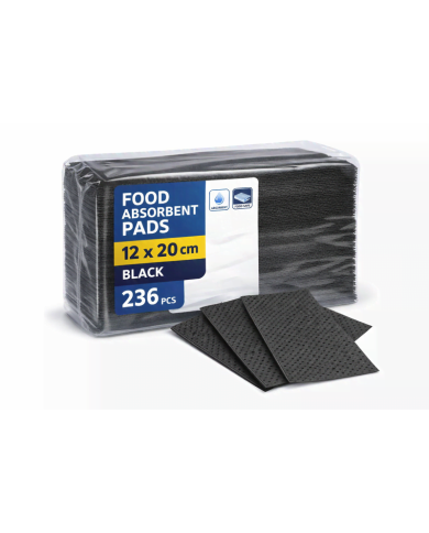 ASSORBENTI PER ALIMENTI NERI 12X20 PZ 236