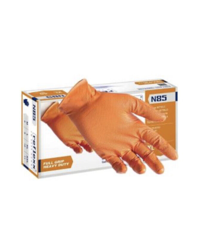 Guanti In Nitrile Lampa - Confezione Da 50 Pezzi Per Officina E Lavori (Taglia M) - Foto 8