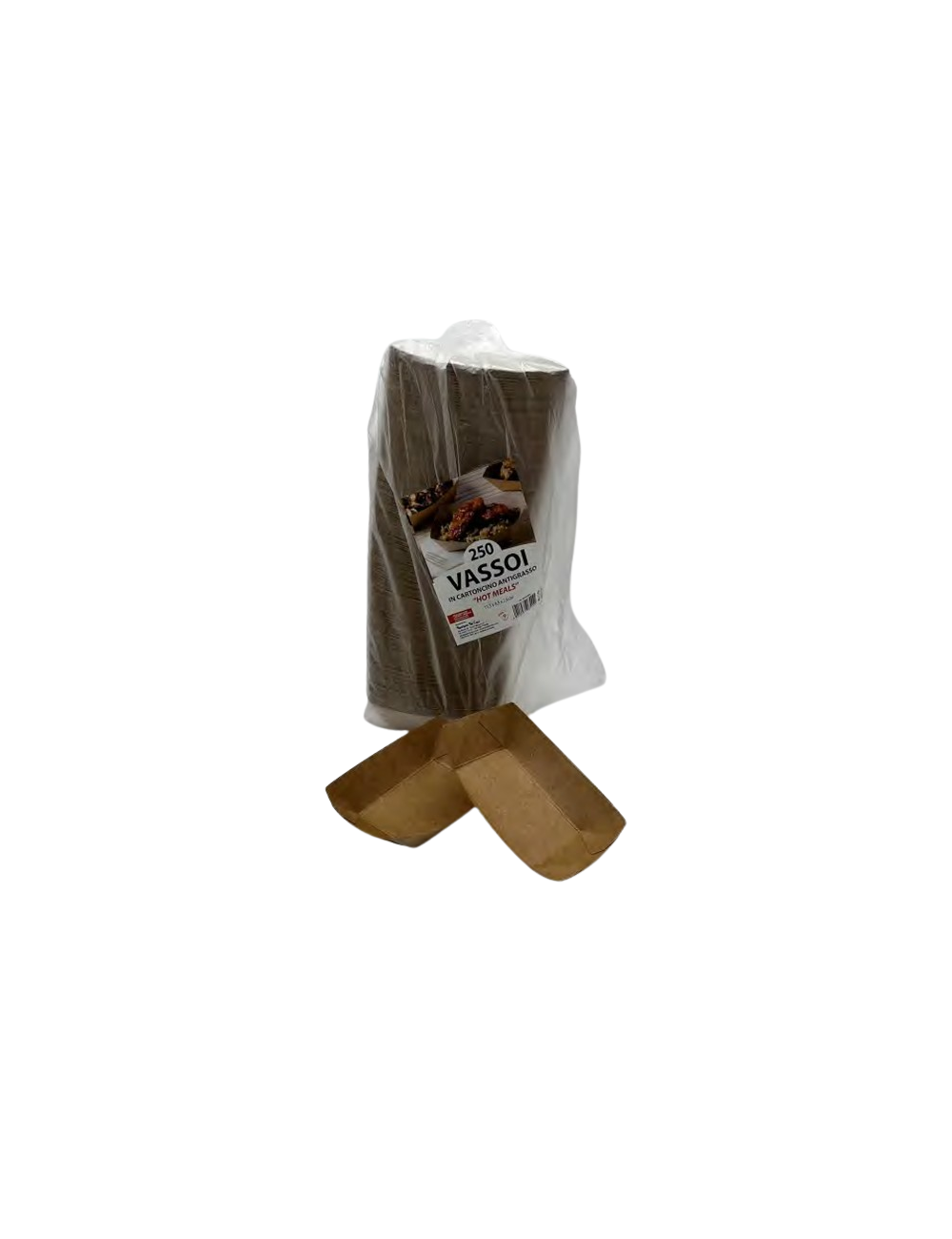 VASSOIO IN CART. ANTIGRASSO 23X13X5,5 AVANA 250PZ