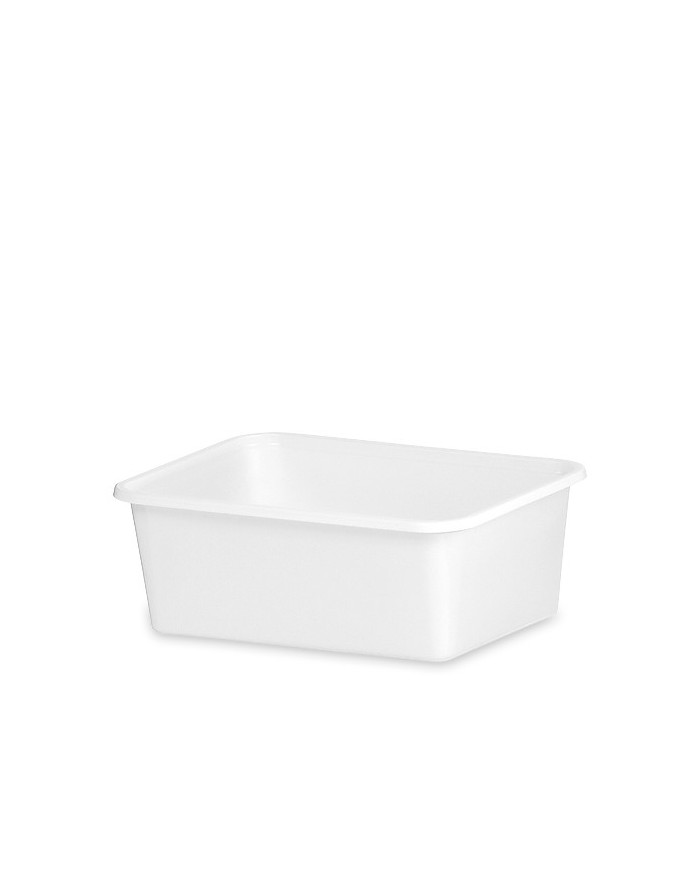 VASCHETTE PLASTICA  A8 BIANCA 125X92X48MM PZ 50