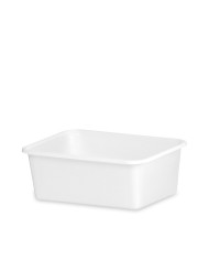 VASCHETTE PLASTICA  A8 BIANCA 125X92X48MM PZ 50
