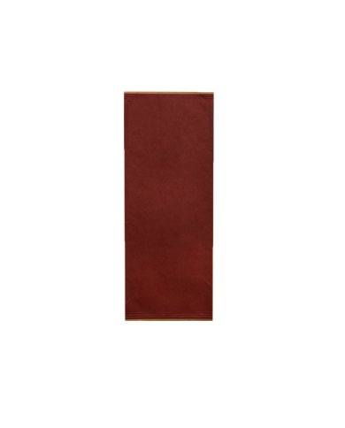 BUSTINE PORTA POSATE BORDEAUX CARTA PAGLIA PZ 125