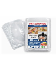 BUSTE SOTTOVUOTO LISCE  COTTURA PP 20X30 PZ 100