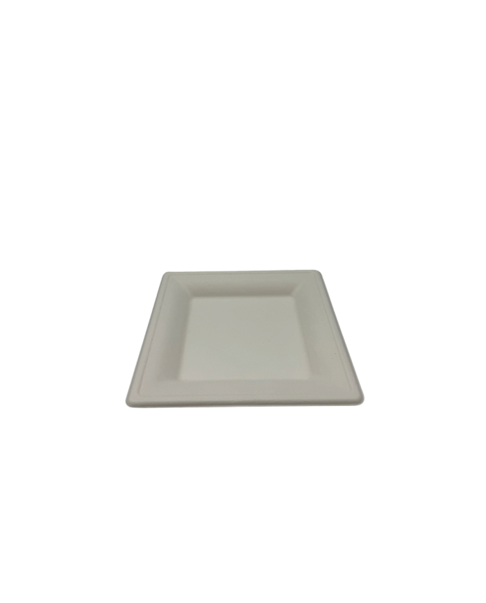 PIATTO QUADRATO IN POLPA DI CELL. 16X16 50PZ