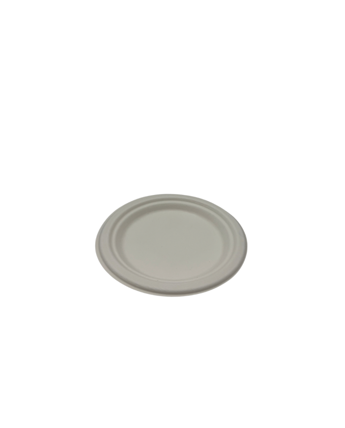 PIATTO PIANO IN POLPA DI CELLULOSA 17,5 CM 125 PZ