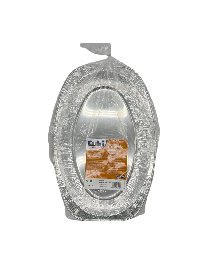 VASSOI ALLUMINIO OVALI V2 PZ 10