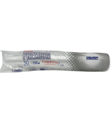 BICCHIERI IN PET 250CC PZ50