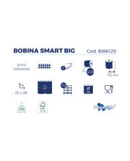 BOBINE DI CARTA PC SMART BIG 2V KG 2,5