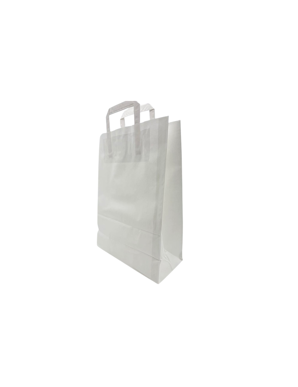 BUSTE IN CARTA BIANCA 27+12X37 MANICO PIATTO PZ 25