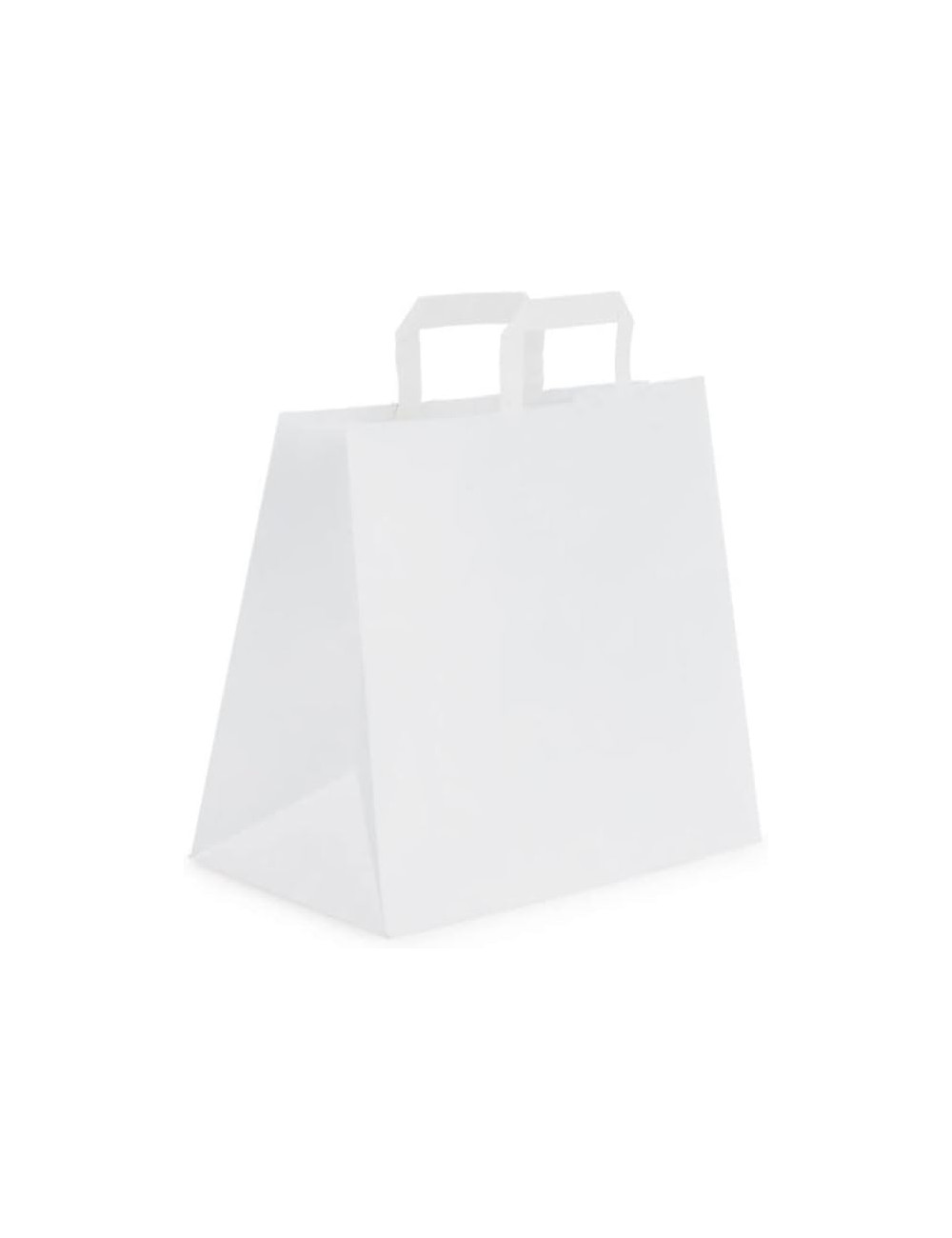 BUSTE IN CARTA BIANCA 32+17X45 MANICO PIATTO PZ 25