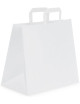 BUSTE IN CARTA BIANCA 32+17X45 MANICO PIATTO PZ 25