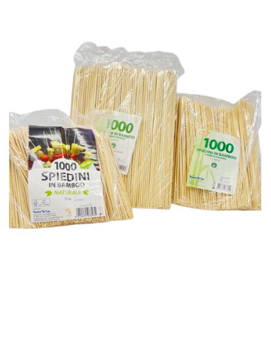 SPIEDINI IN BAMBOO LUNGH. 20 CM. DIAM. 2,5 PZ1000