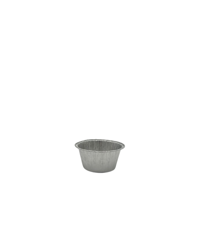 VASCHETTE ALLUMINIO TONDE BUDINO (501) PZ 100