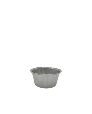 VASCHETTE ALLUMINIO TONDE BUDINO (501) PZ 100