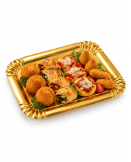 VASSOI ORO IN CARTONE PER ALIMENTI N3L 10 KG