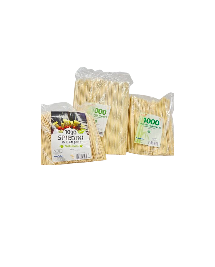 SPIEDINI IN BAMBOO LUNGH. 10 CM. DIAM. 2,5 PZ1000