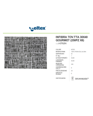 TOVAGLIETTA INFIBRA 30X40 GOURMET PZ 250