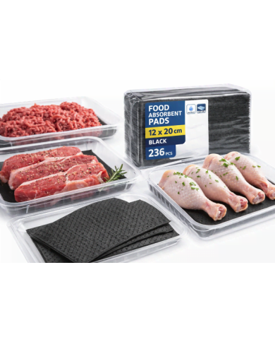 ASSORBENTI PER ALIMENTI NERI 12X20 PZ 236