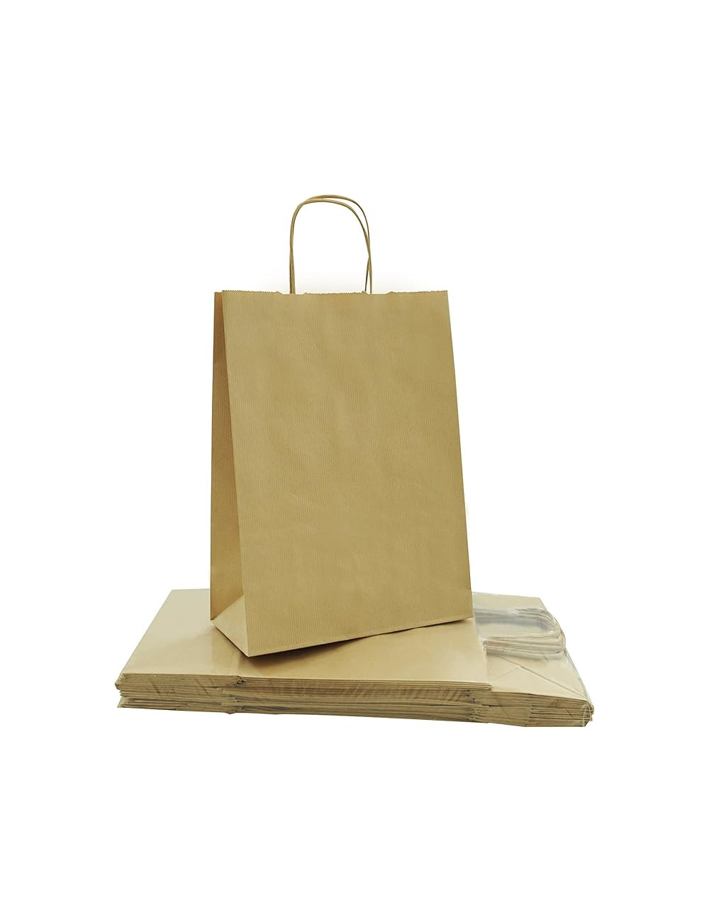 BUSTE IN CARTA AVANA 18+8X24 MANICORITORTA PZ 25