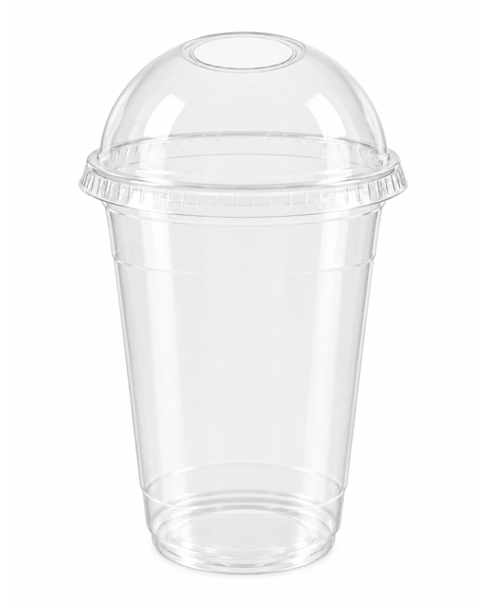 COPERCHI DOME PET 350/500 CON FORO – 50 PZ