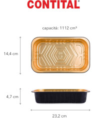 VASCHETTE ALLUMINIO 2/3 PRS G/B ULTRAFORZA PZ 50