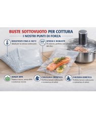 BUSTE SOTTOVUOTO LISCE  COTTURA PP 50X70 PZ 100