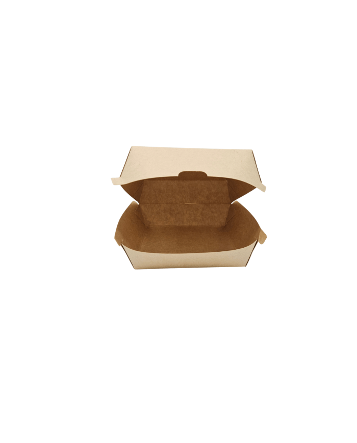 SCATOLA HAMBURGER 12X12X7 CARTONCINO KRAFT PZ 50