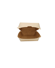 SCATOLA HAMBURGER 12X12X7 CARTONCINO KRAFT PZ 50