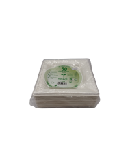 PIATTO QUADRATO IN POLPA DI CELL. 16X16 50PZ