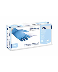 GUANTI NITRILE BLU L PZ 100 REFLEXX 76