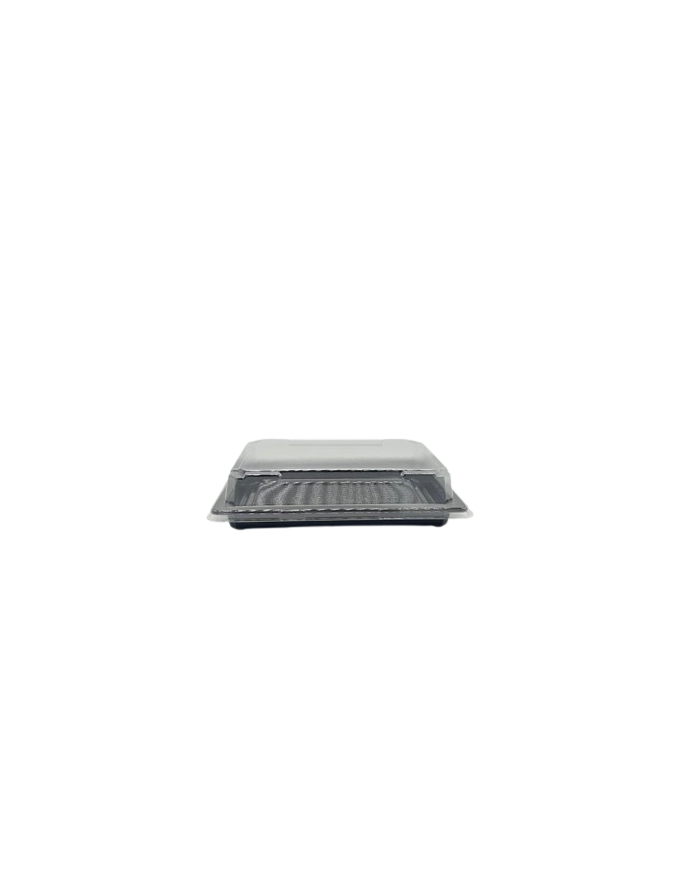 CONTENITORI NERI IN PET PER SUSHI 185X129X20 PZ50