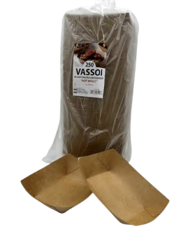 VASSOIO IN CART. ANTIGRASSO 16X12,5X4H PZ 250