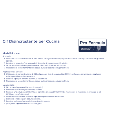 CIF DISINCROSTANTE PER CUCINA 2L