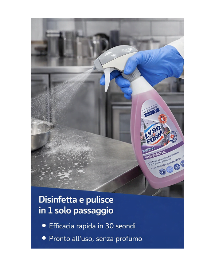 LYSOFORM SAFEGUARD 2IN1 DISINF. 750ML