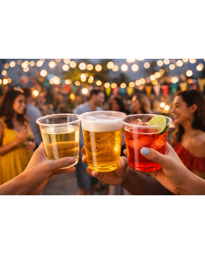 BICCHIERI IN PP 350CC TRASPARENTI PZ 50