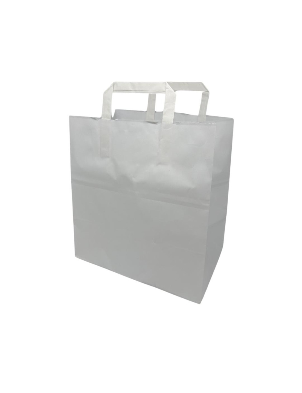 BUSTE IN CARTA BIANCA 32+17X45 MANICO PIATTO PZ 25