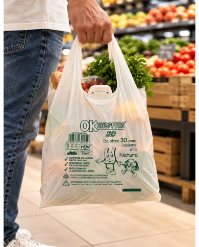 SHOPPERS BIO-COMPOSTABILI MEDIE PZ 500